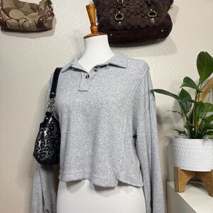 Forever 21 Heather Gray Women top